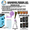 FLIPPER FISH TANK AQUARIUM CLEANER FEEDING KIT