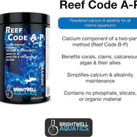 Brightwell Aquatics Reef Code A-P