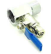 RO/DI Fitting 1/4" T-off 1/2 thread